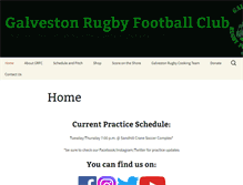 Tablet Screenshot of galvestonrugby.com